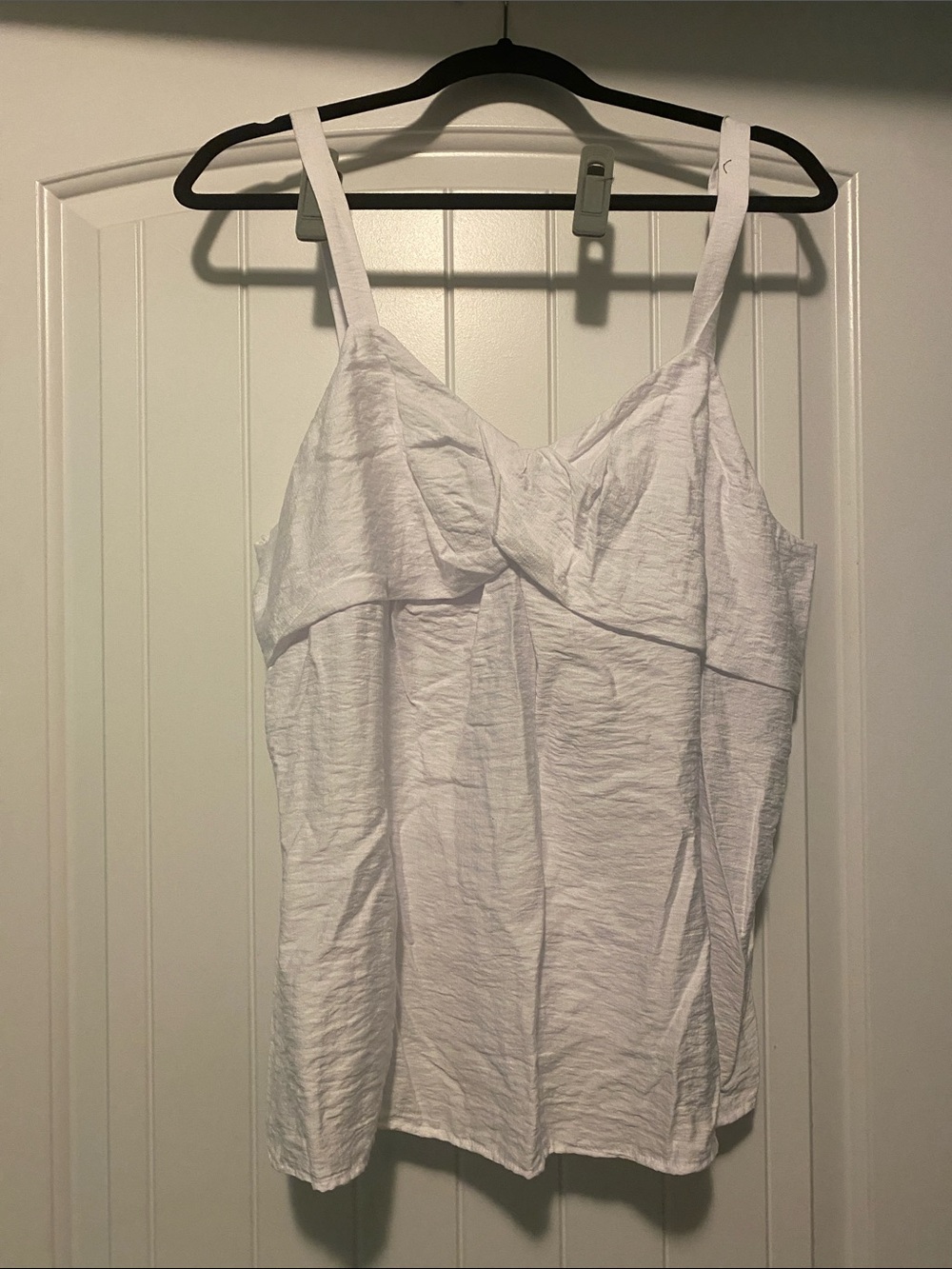 Simply Vera Vera Wang White Twist-Front Camisole